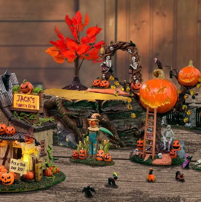 Lemax Spooky Town Scary Scarecrow #12005 2