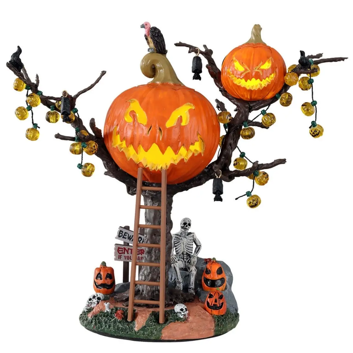 Lemax Spooky Town Pumpkin Tree House #14856 1