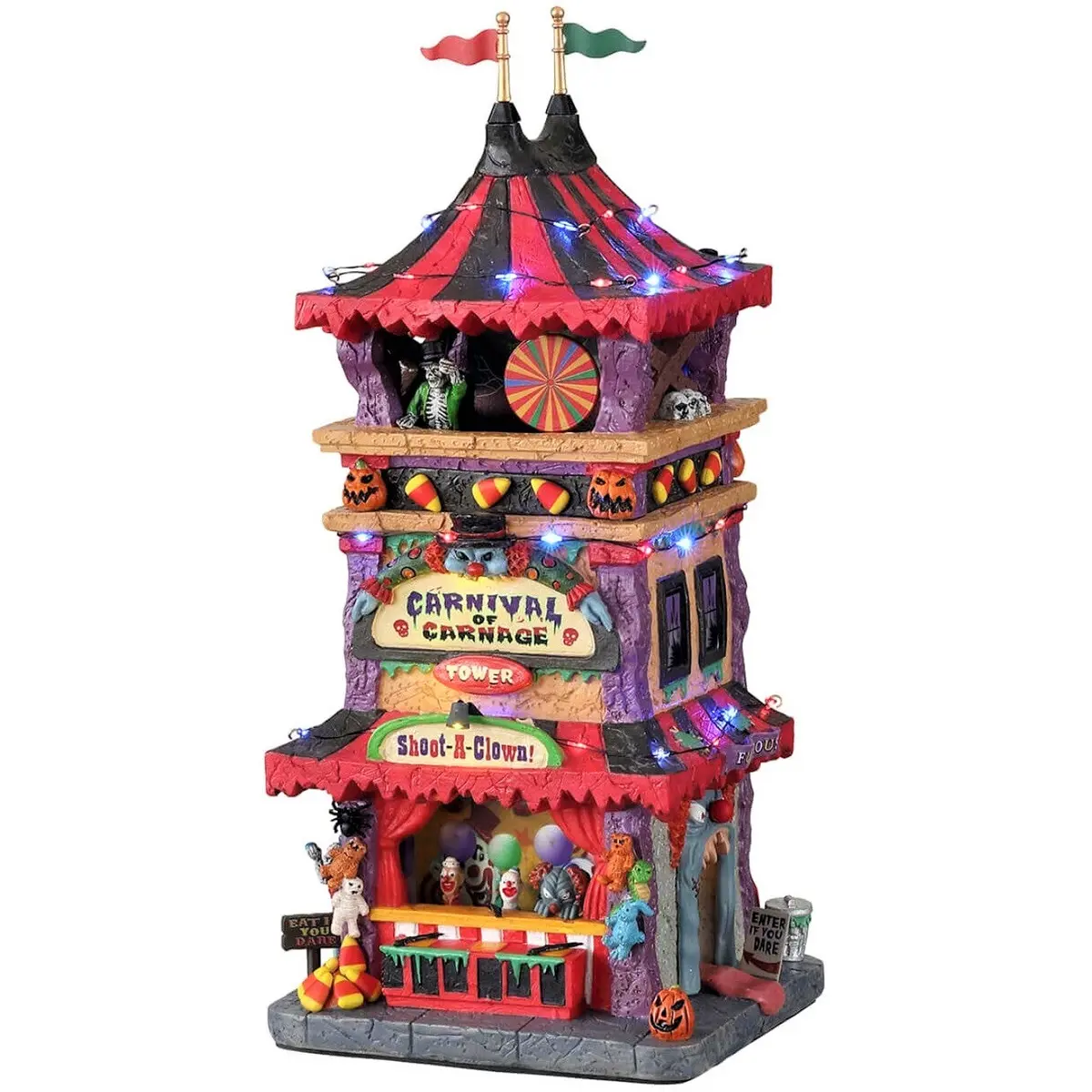 Lemax Spooky Town Carnival Of Carnage #15727 1