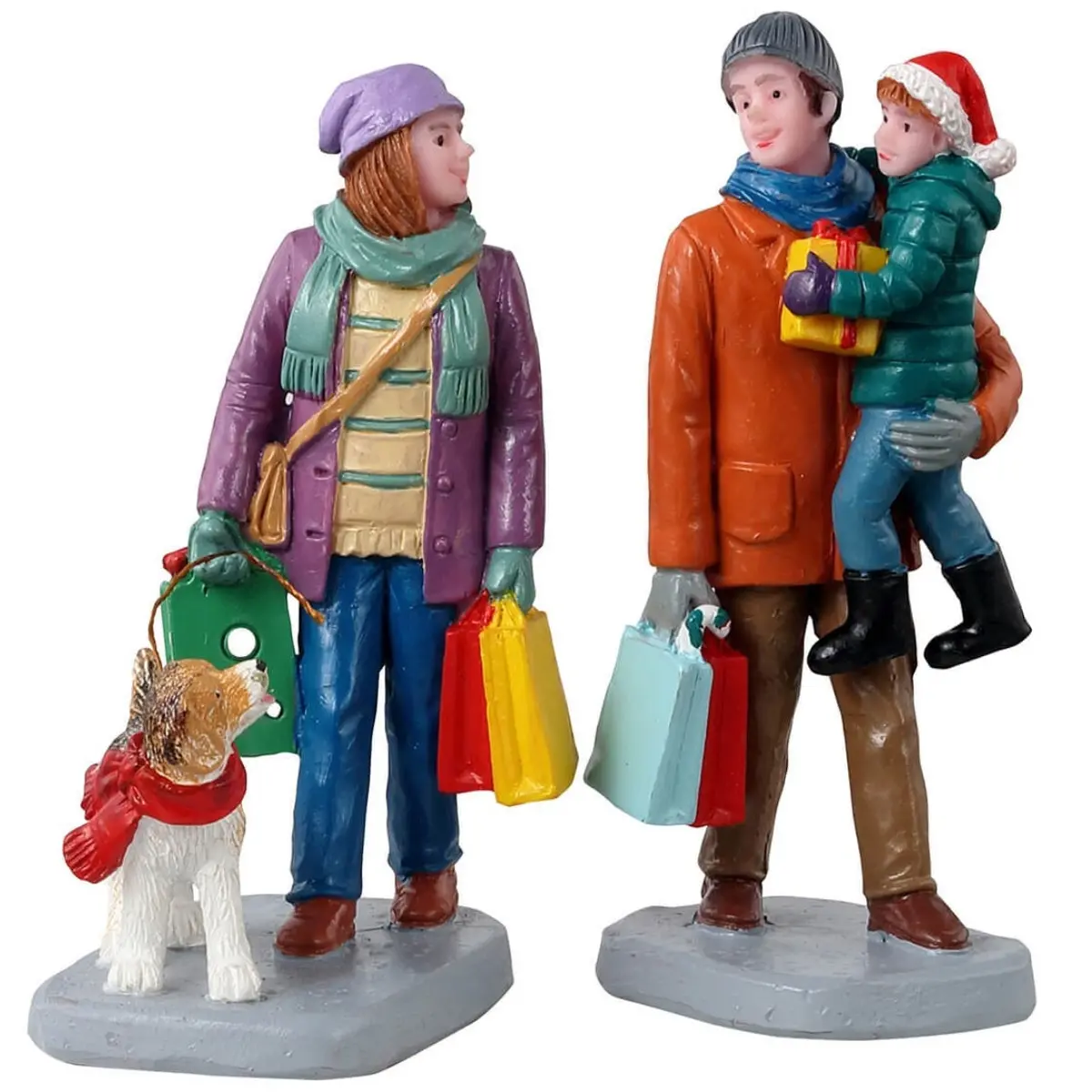 Lemax General Collectible Figurines: Holiday Shoppers, Set Of 2 #12016 1