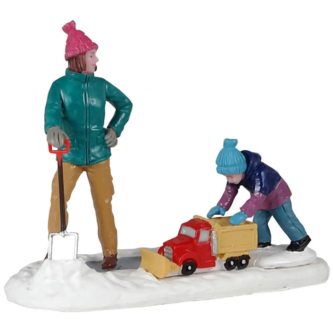 Lemax Vail Village Figurine: Clearing The Sidewalk #12029 1