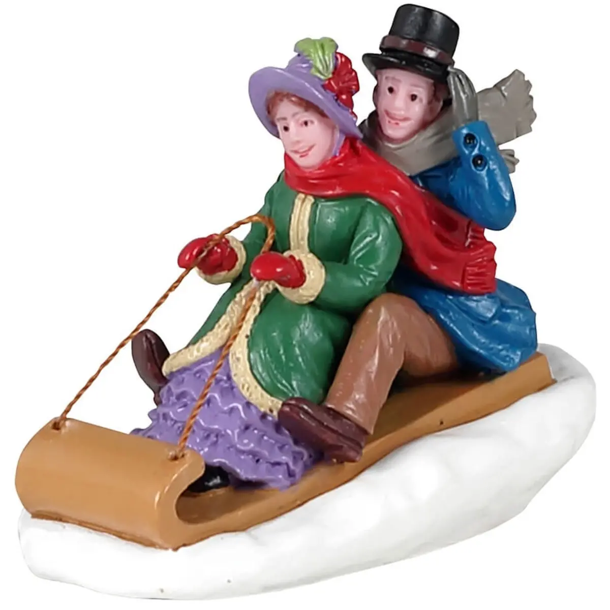 Lemax Caddington Village Figurine: Victorian Toboggan Ride #12033 1
