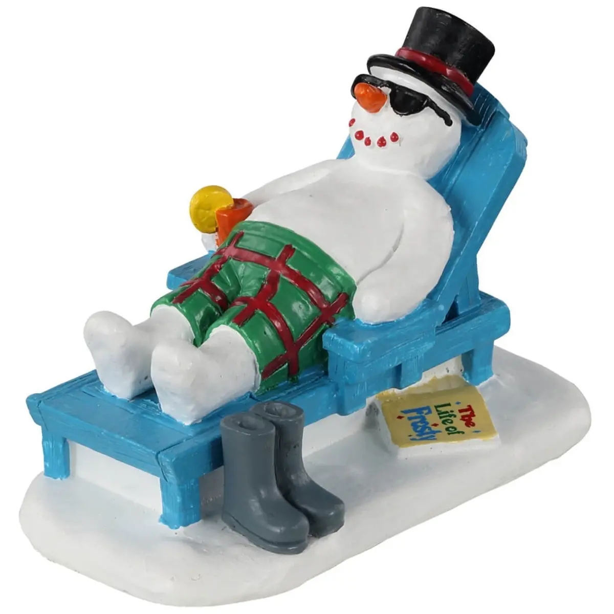 Lemax General Collectibles Figurine: Relaxing Snowman #12039 1