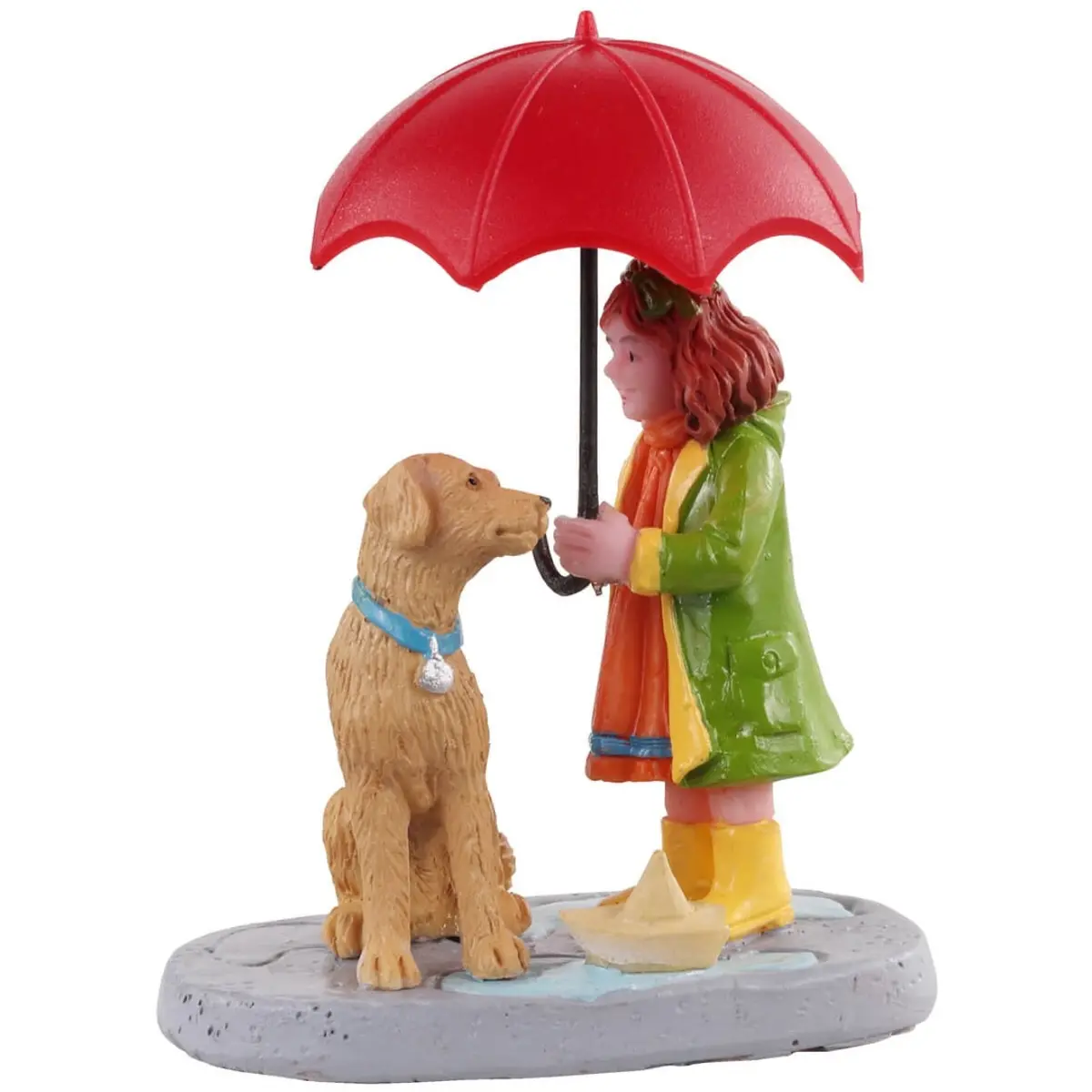Lemax Caddington Village Figurine: Umbrella Sharing #12023 1