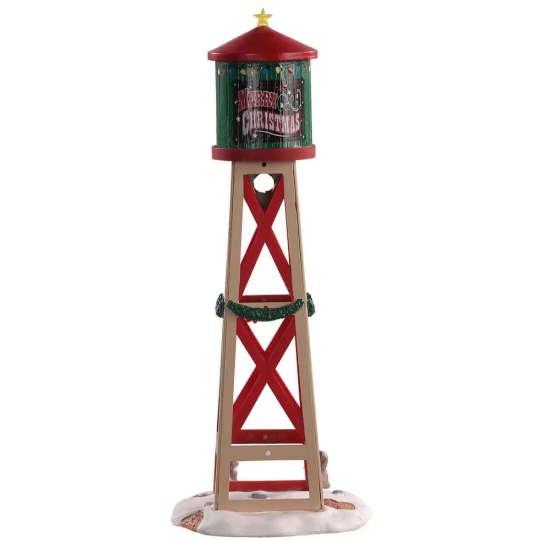 Lemax Santa's Wonderland Table Accent: Rustic Water Tower #03526 2