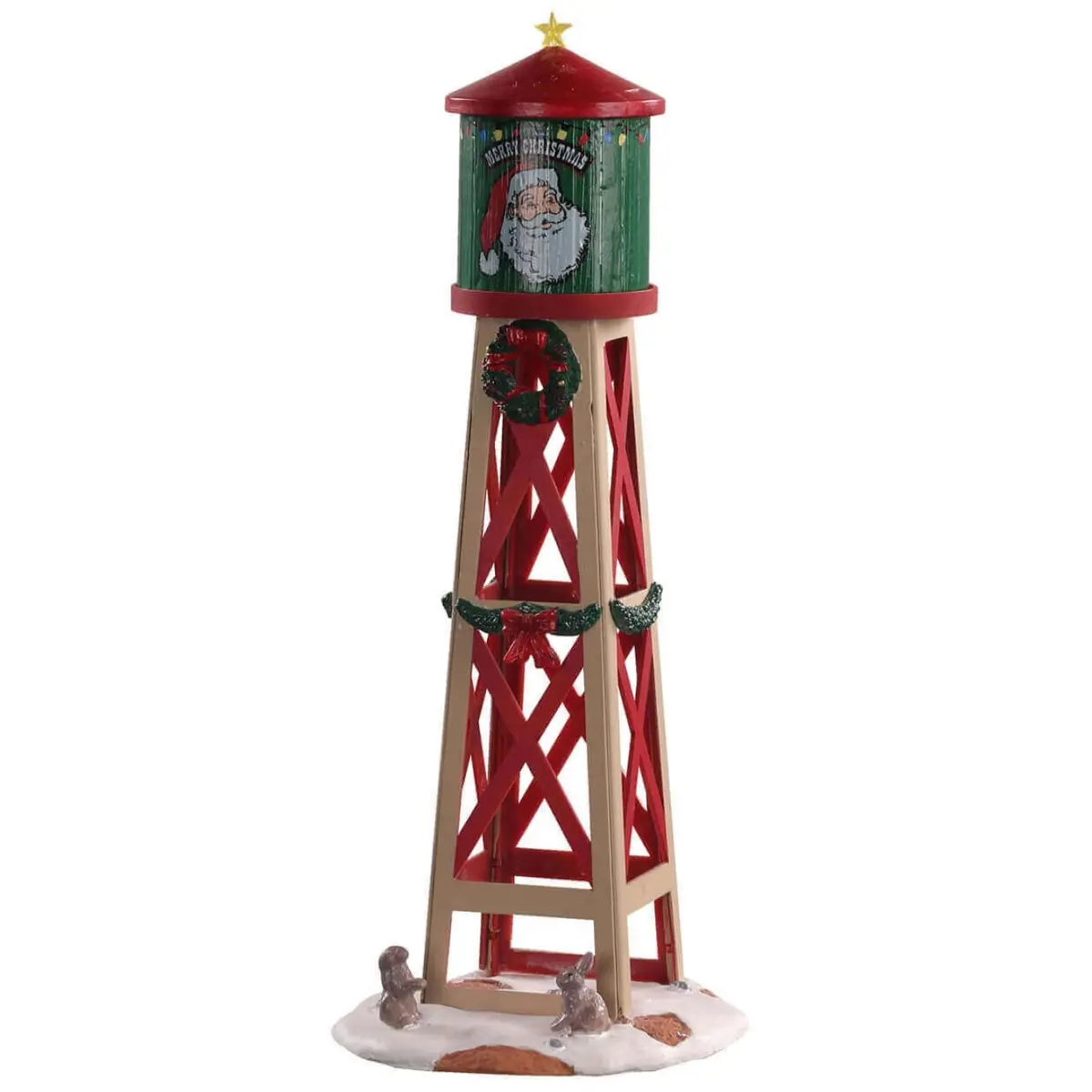 Lemax Santa's Wonderland Table Accent: Rustic Water Tower #03526 1