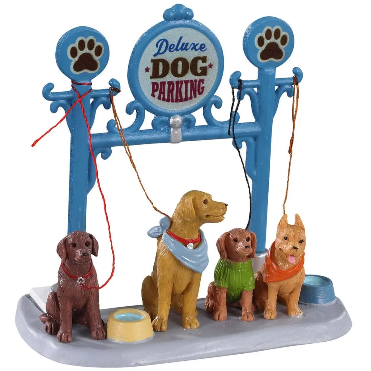 Lemax Caddington Village Table Piece: Dog Parking #13567 1