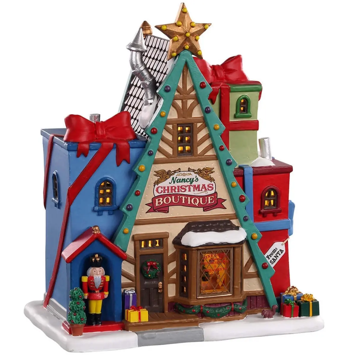 Lemax Caddington Village Lighted Building: Nancy's Christmas Boutique #05696 1