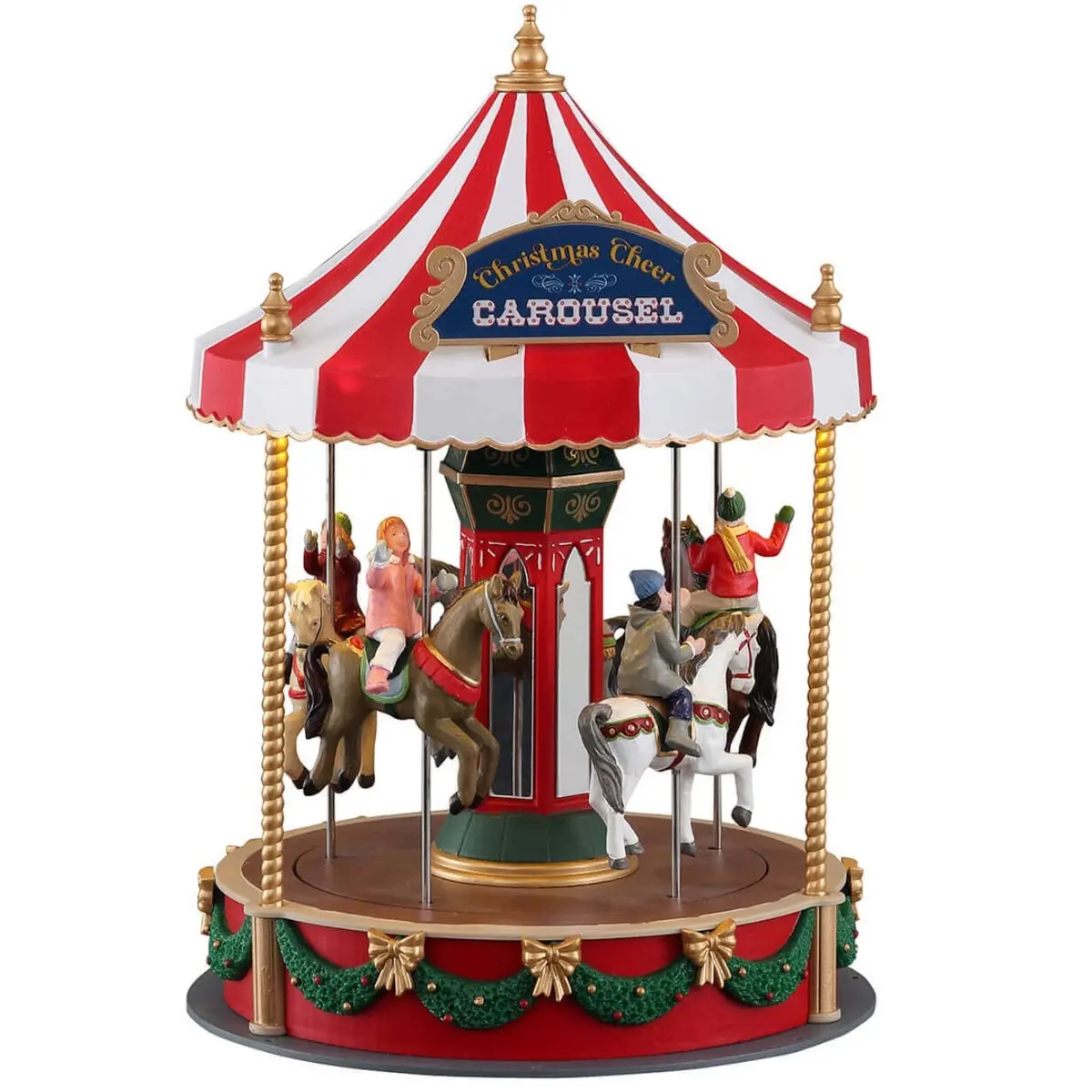 Lemax Caddington Village Sights & Sounds: Christmas Cheer Carousel #14821 1