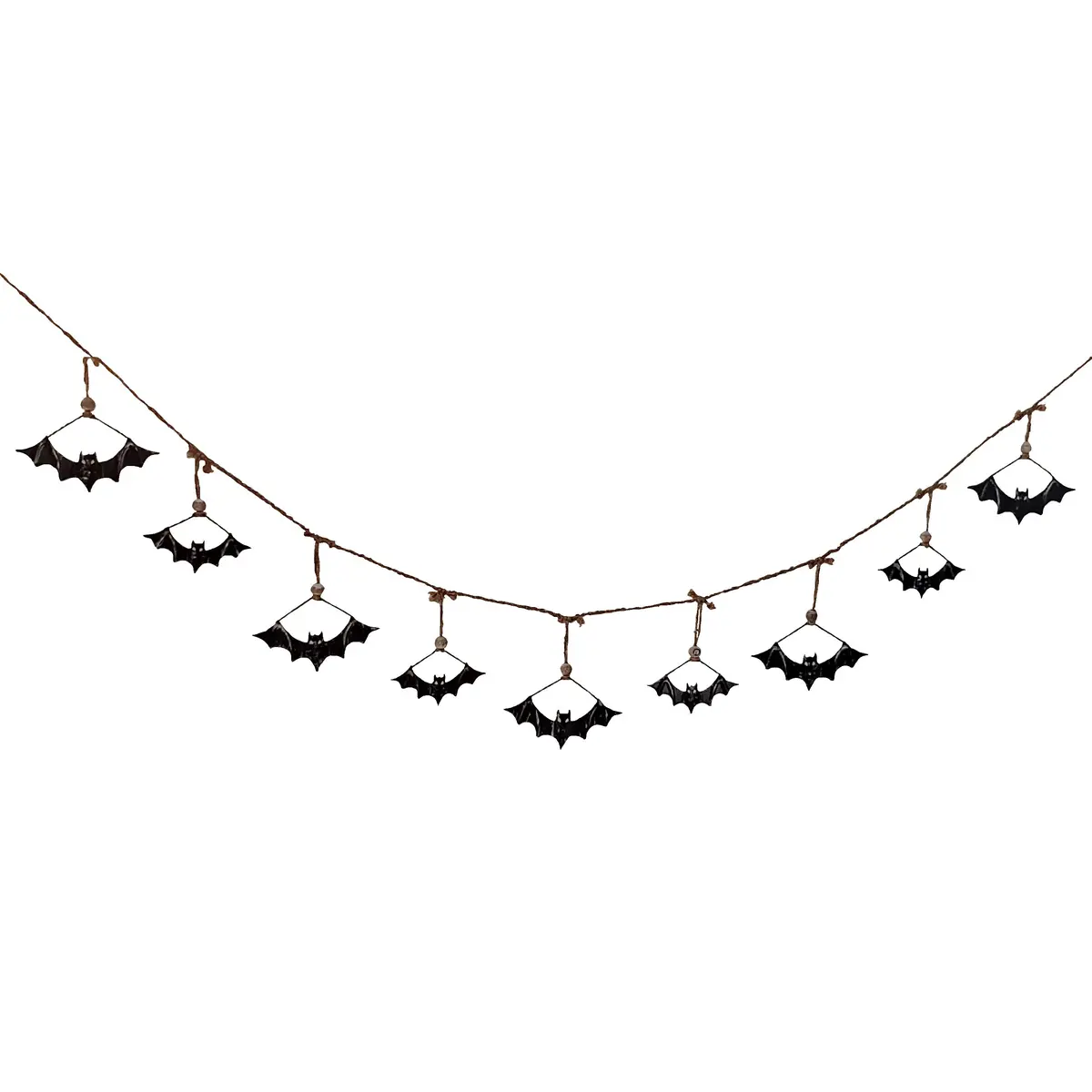 5.5' Metal Bat Halloween Garland 2