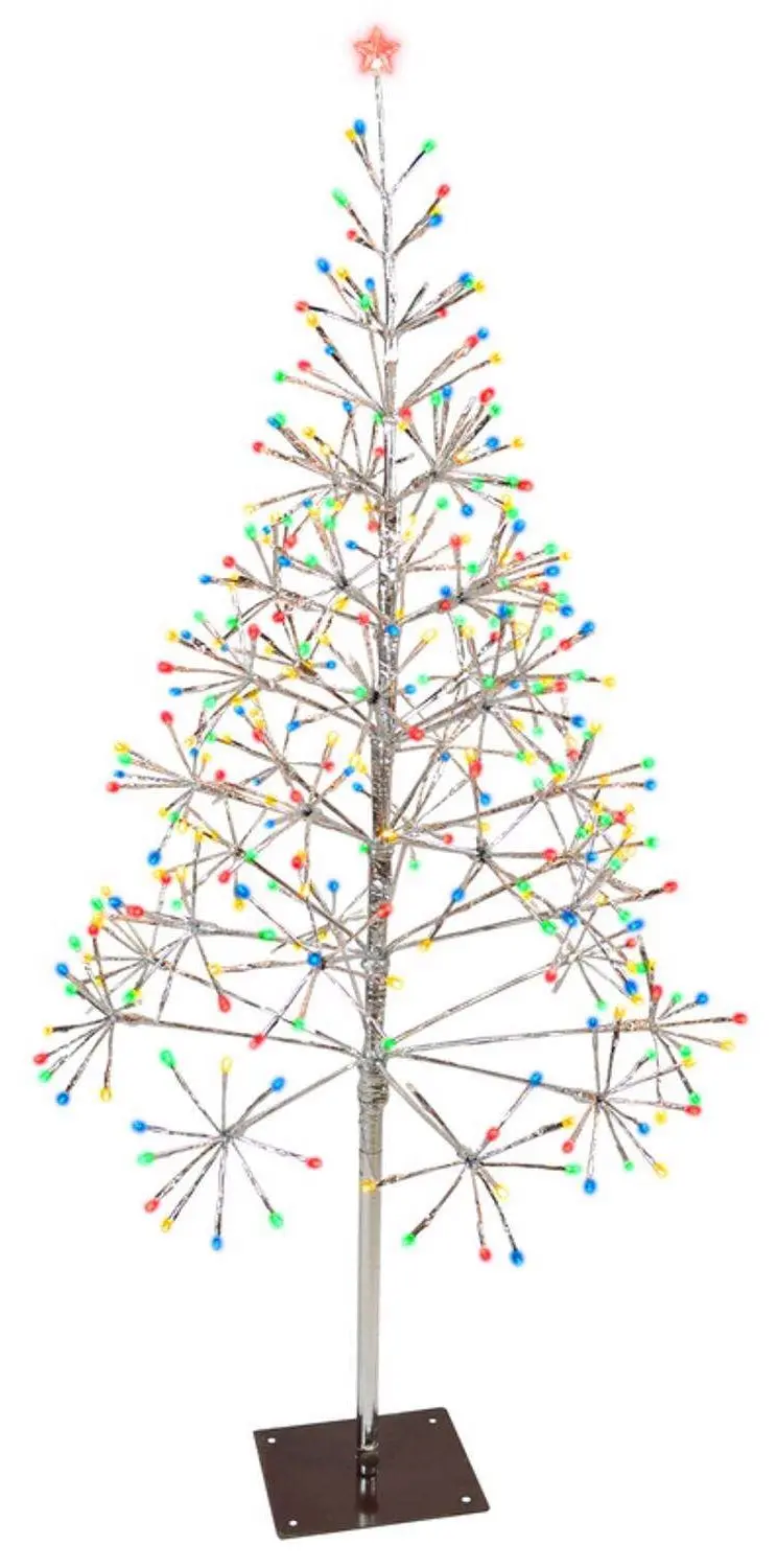 Shimmering Multi-Colored Led Twinkle Tree Decorations 1