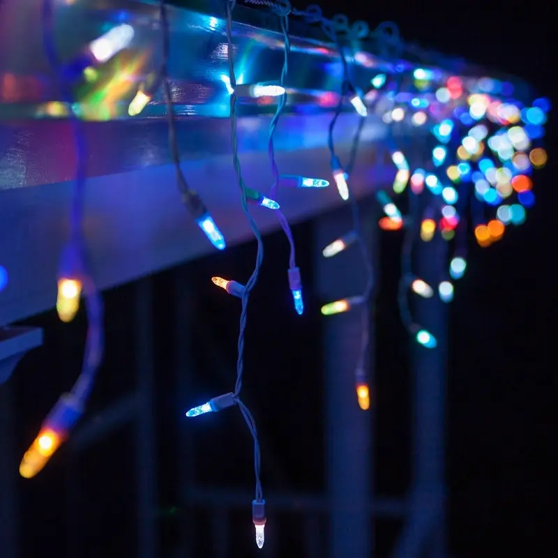 Set Of 100 Extra Bright T5 Led Icicle Lights 1