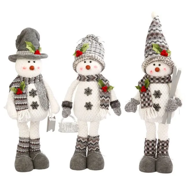 28" Standing Snowman With Scarf & Hat Winter Decoration 1