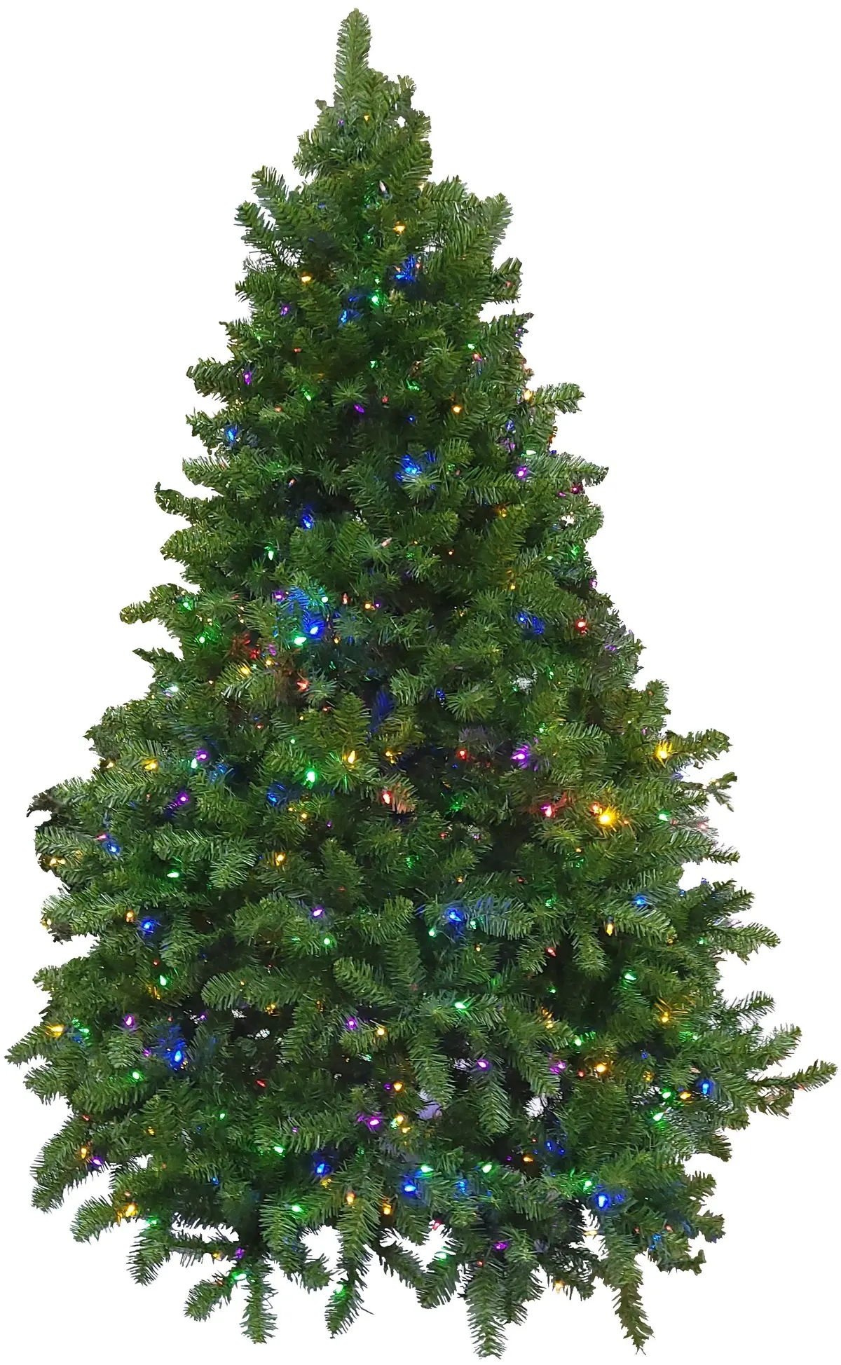 7.5' Monterey Instant Lite Pole Dual Color Artificial Christmas Tree 1