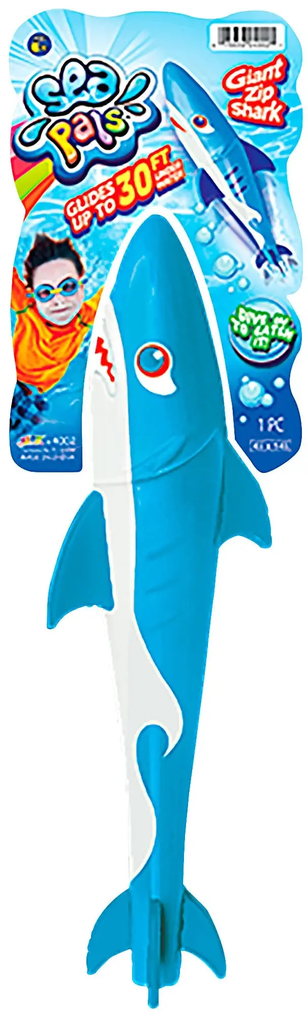 Sea Pals Giant Zip Shark Diving Toy 1