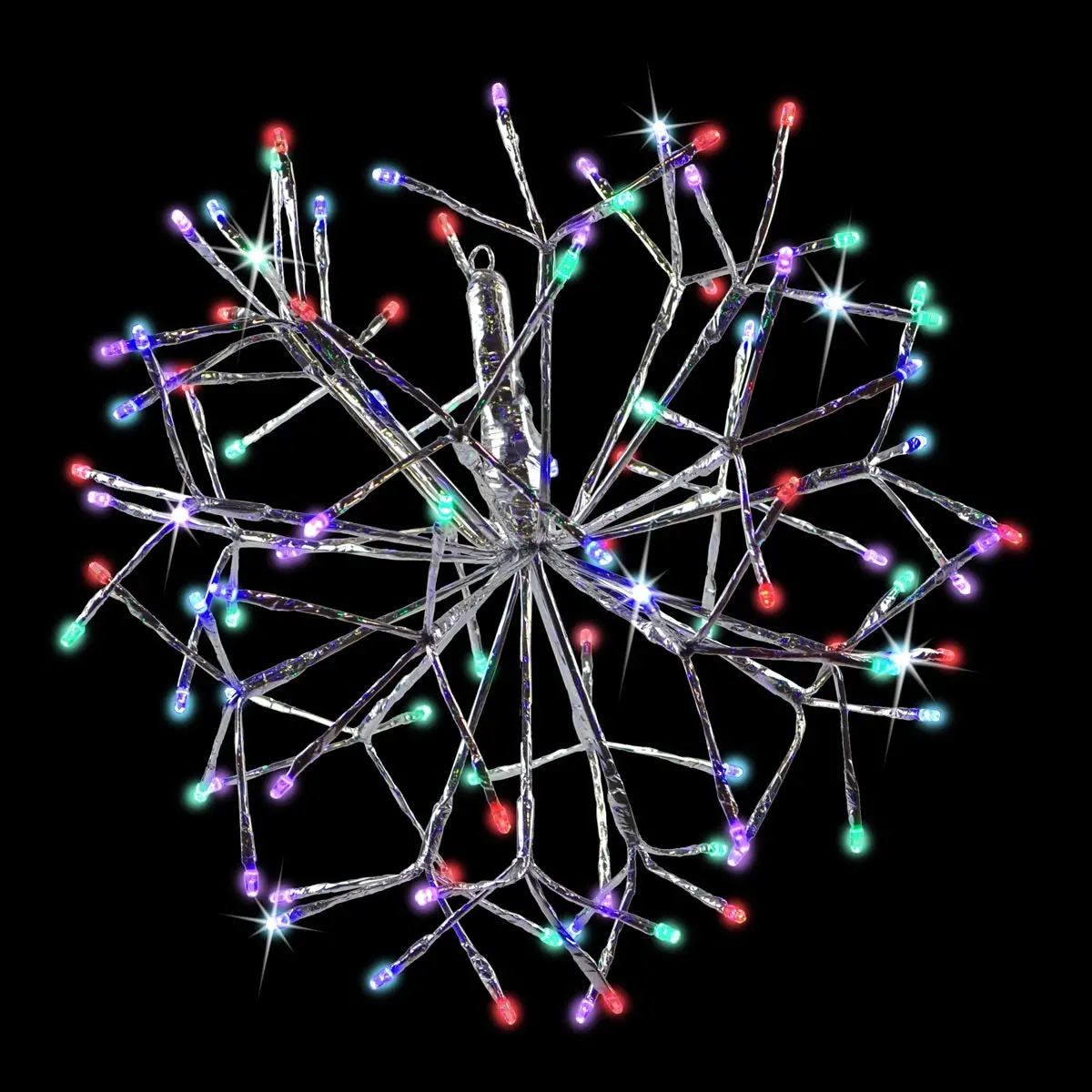 16" 3D Shimmering Sphere With Led Lights 1