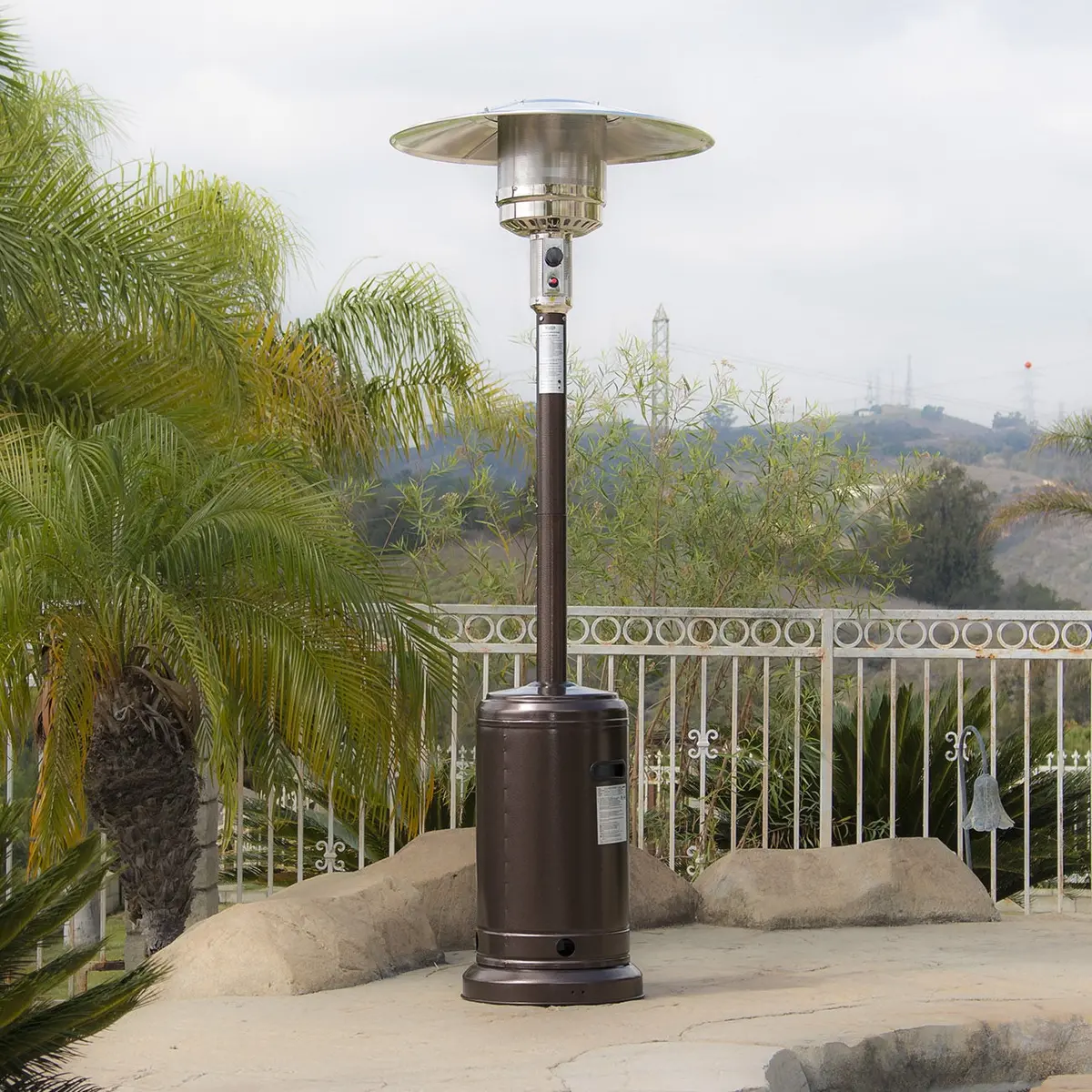 Bronze Standing Propane Patio Heater 1