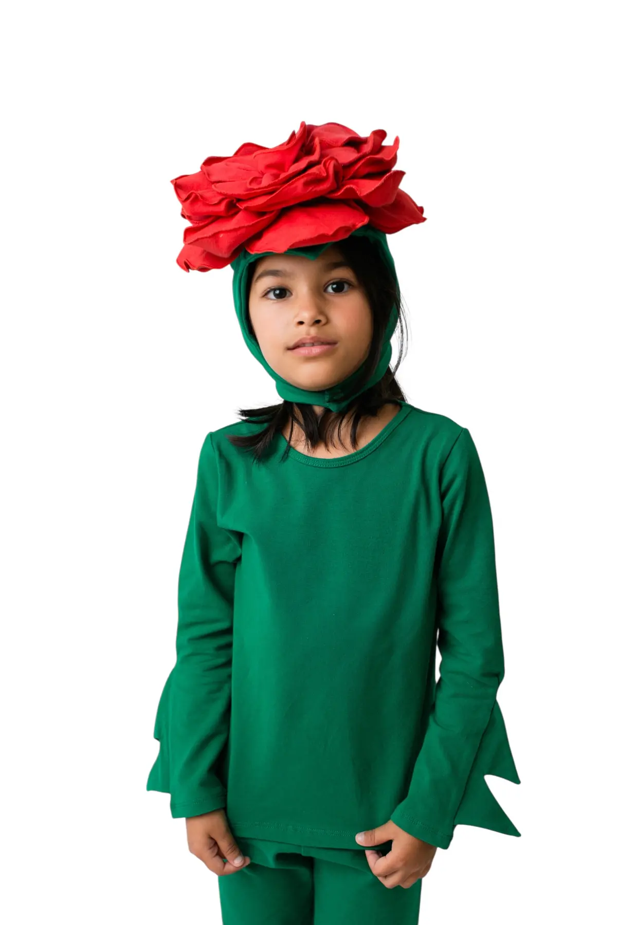 Band Of The Wild Red Rose Costume With Green Stem Pajamas 1