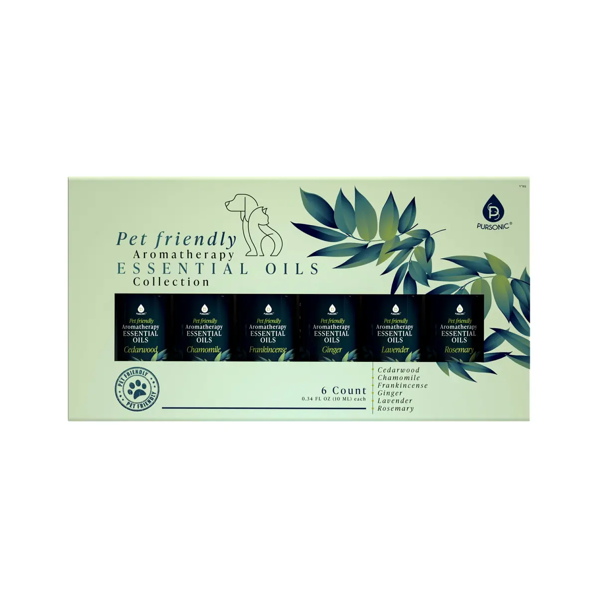 Pursonic Pet Friendly 6 Pack Aromatherapy Collection 1