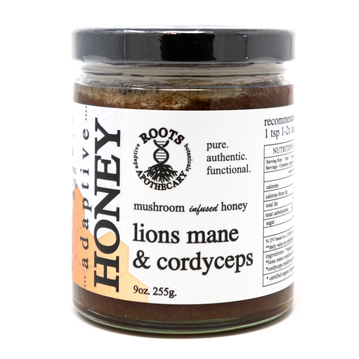 Roots Apothecary Adaptive Honey - Lion's Mane & Cordyceps 1