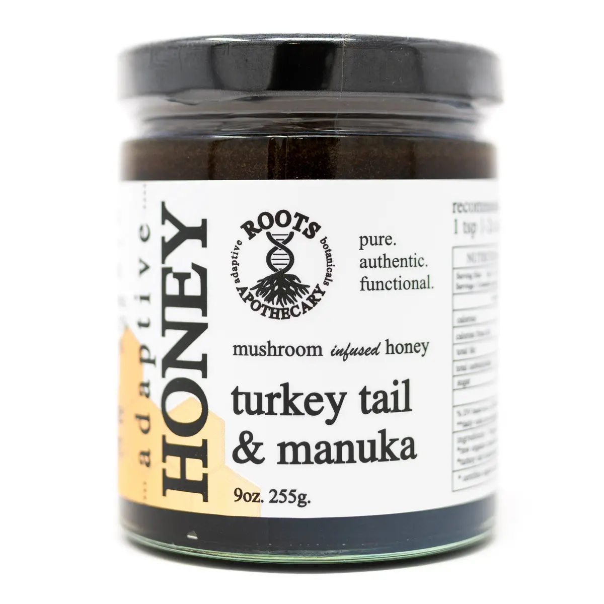 Roots Apothecary Turkey Tail Honey - (Mushroom) 1