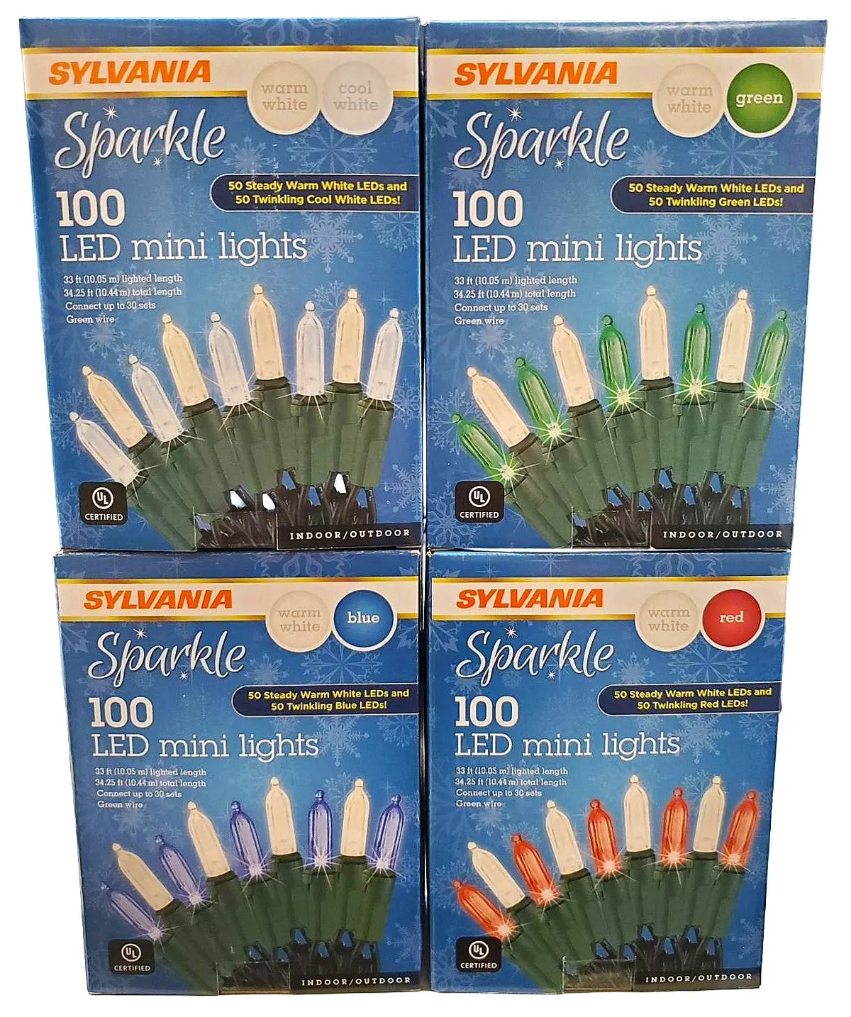 Set Of 100 Sparkle Led Mini Lights 1