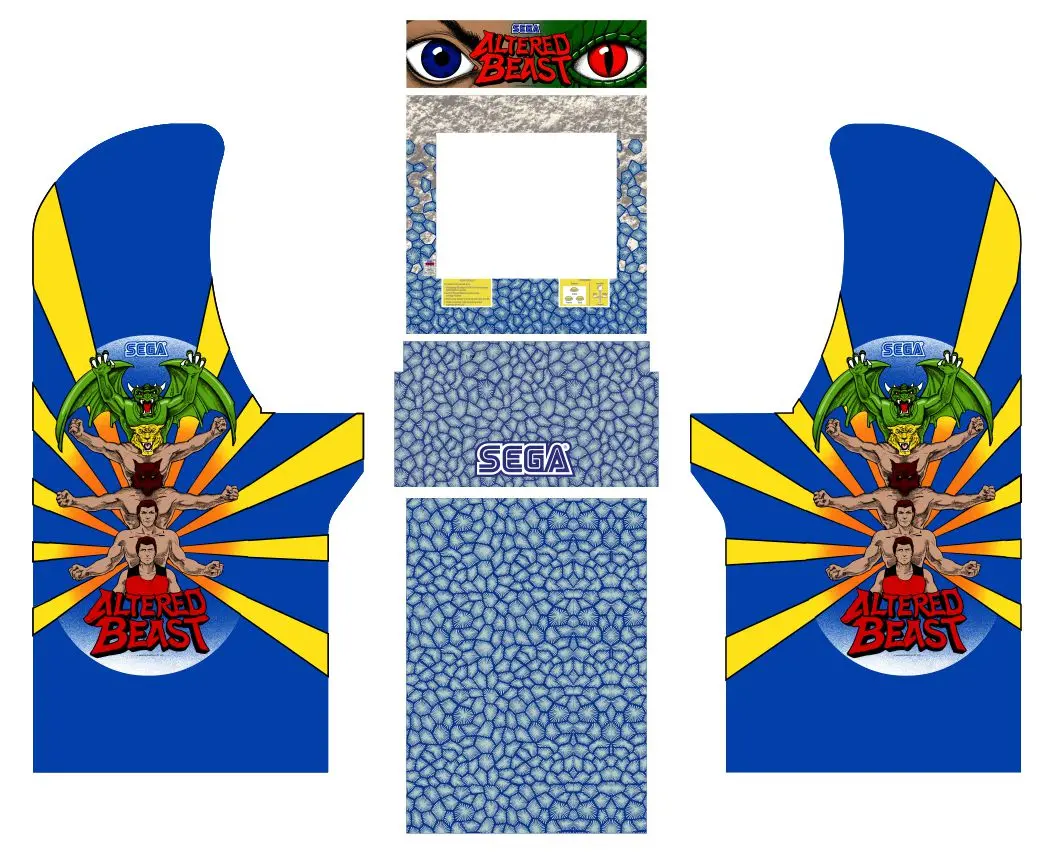 Arcade1up - Altered Beast Art 1