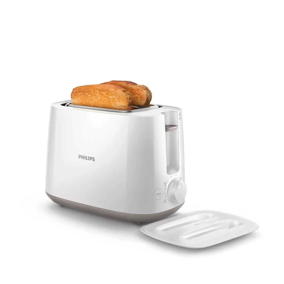 Philips Two Slice Pop Up Toaster With Bun Warmer - Hd2582/00 1