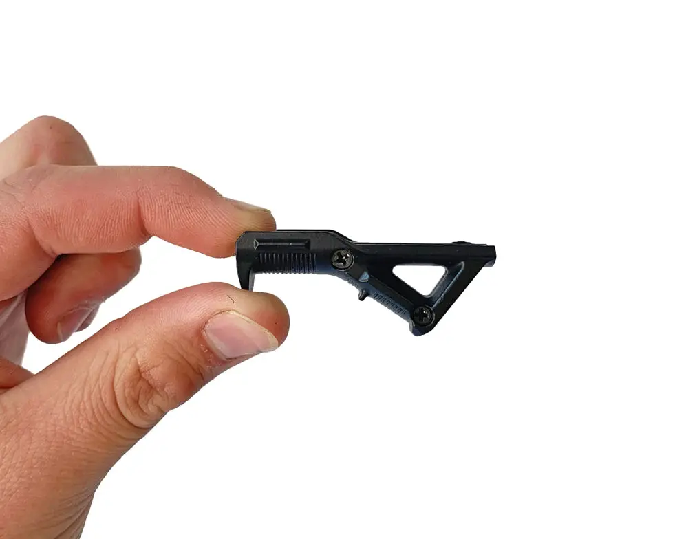 Miniature 1:3 Scale Model Mini Angled Foregrip Diecast Metal Building Kit Attachment 1