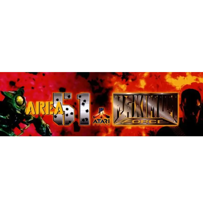 Area 51 Maximum Force Marquee 1