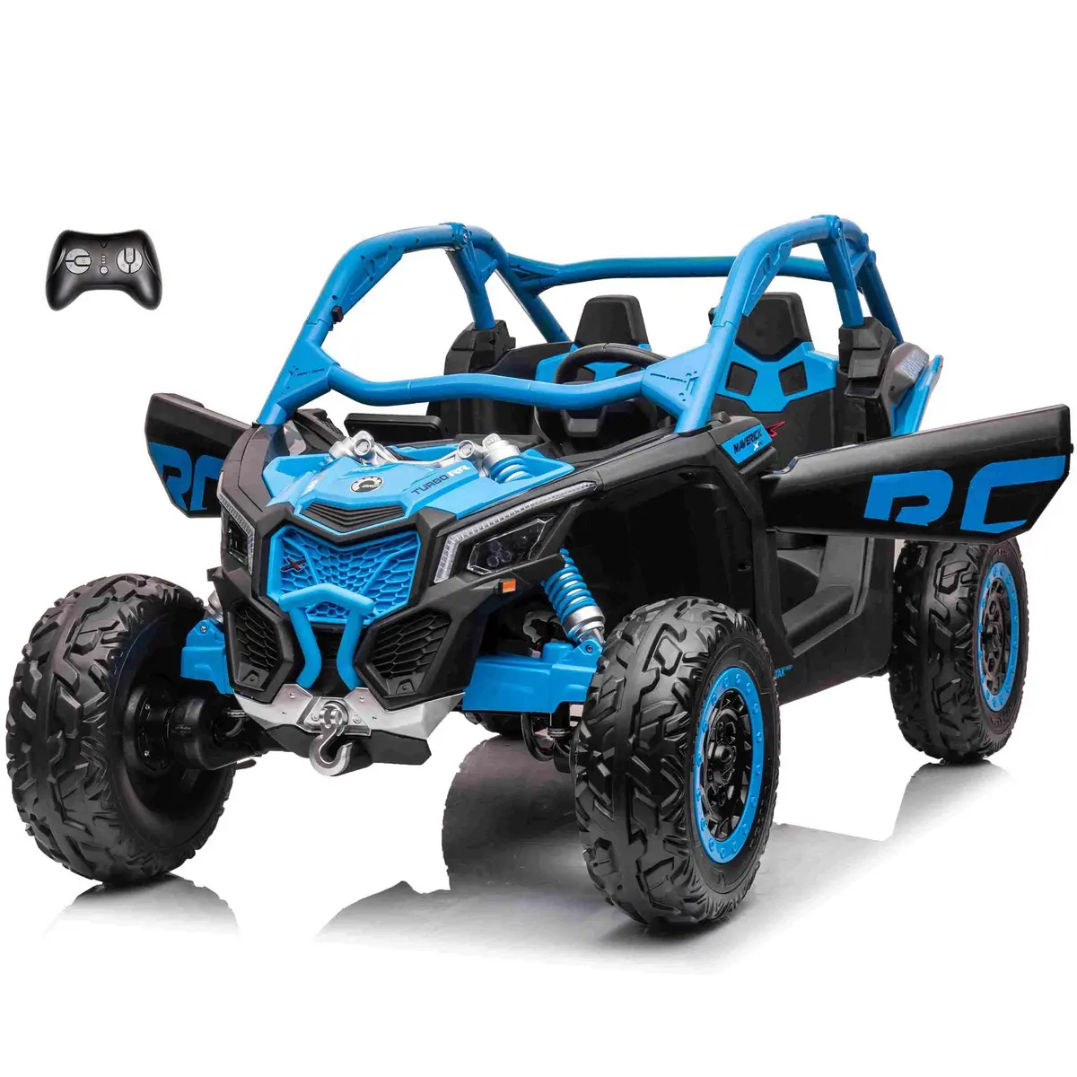 Officially Licensed Can-Am Maverick 24V 4Wd Kids Utv – 2 Seater Ride-On Buggy With Eva Tires 2