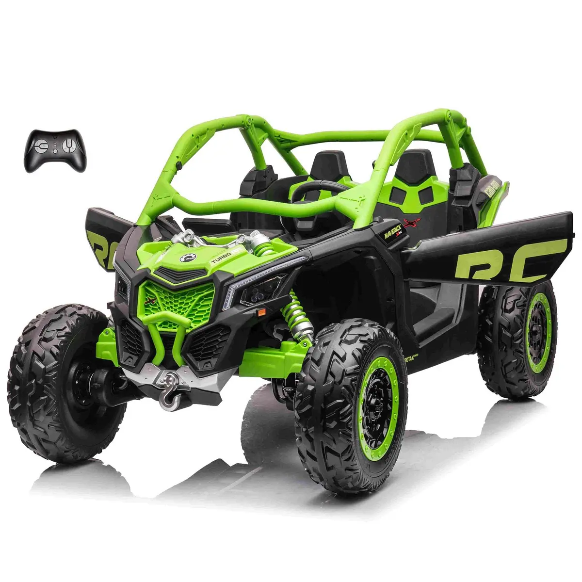Officially Licensed Can-Am Maverick 24V 4Wd Kids Utv – 2 Seater Ride-On Buggy With Eva Tires 3