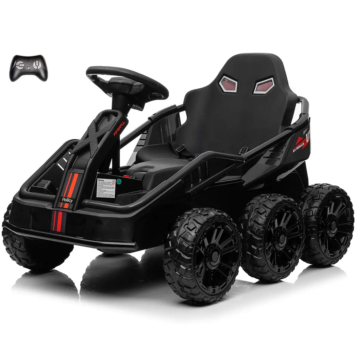 6 Wheel Utv 12V Ride On Car With Remote Control, Eva Tires 1