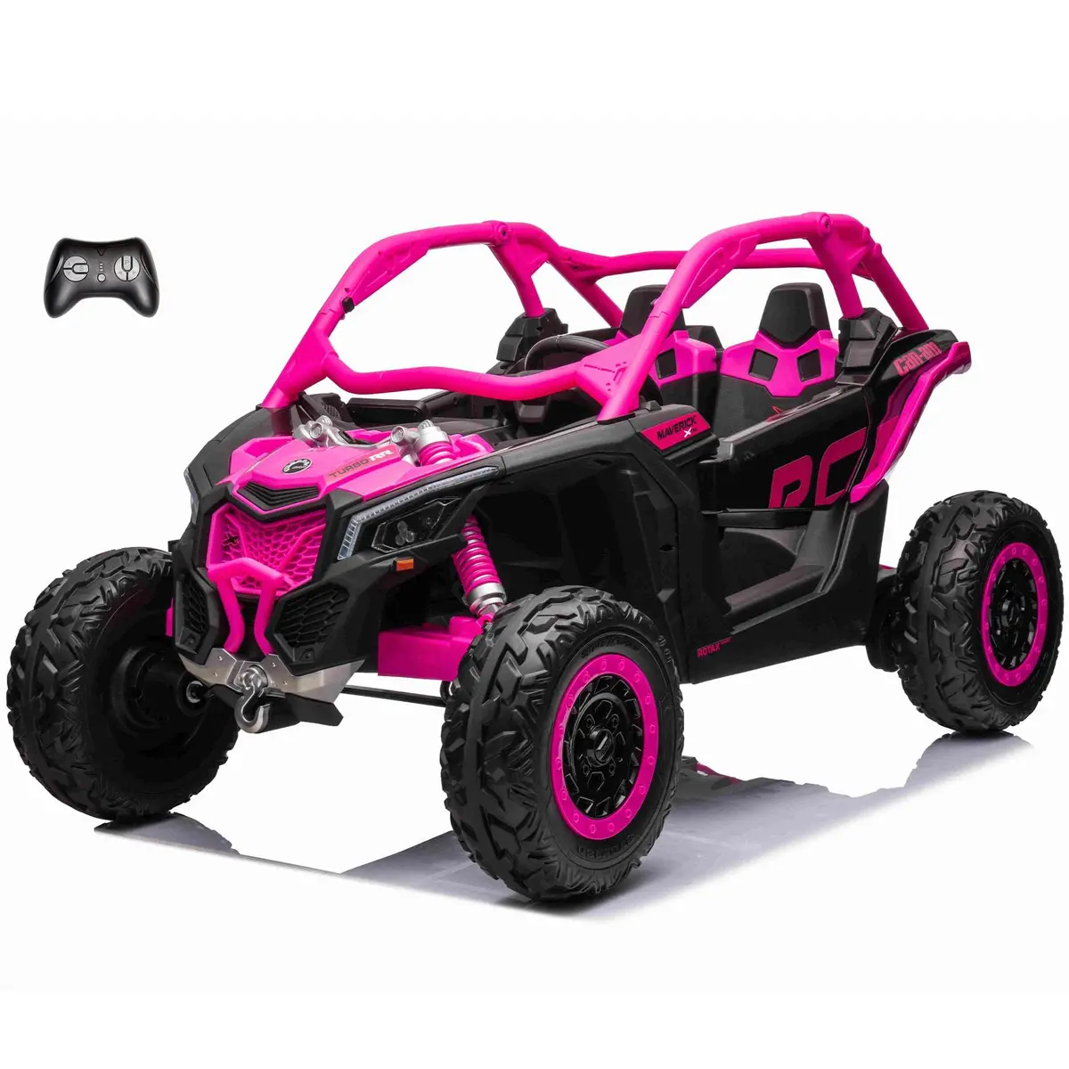 Officially Licensed Can-Am Maverick 24V 4Wd Kids Utv – 2 Seater Ride-On Buggy With Eva Tires 4