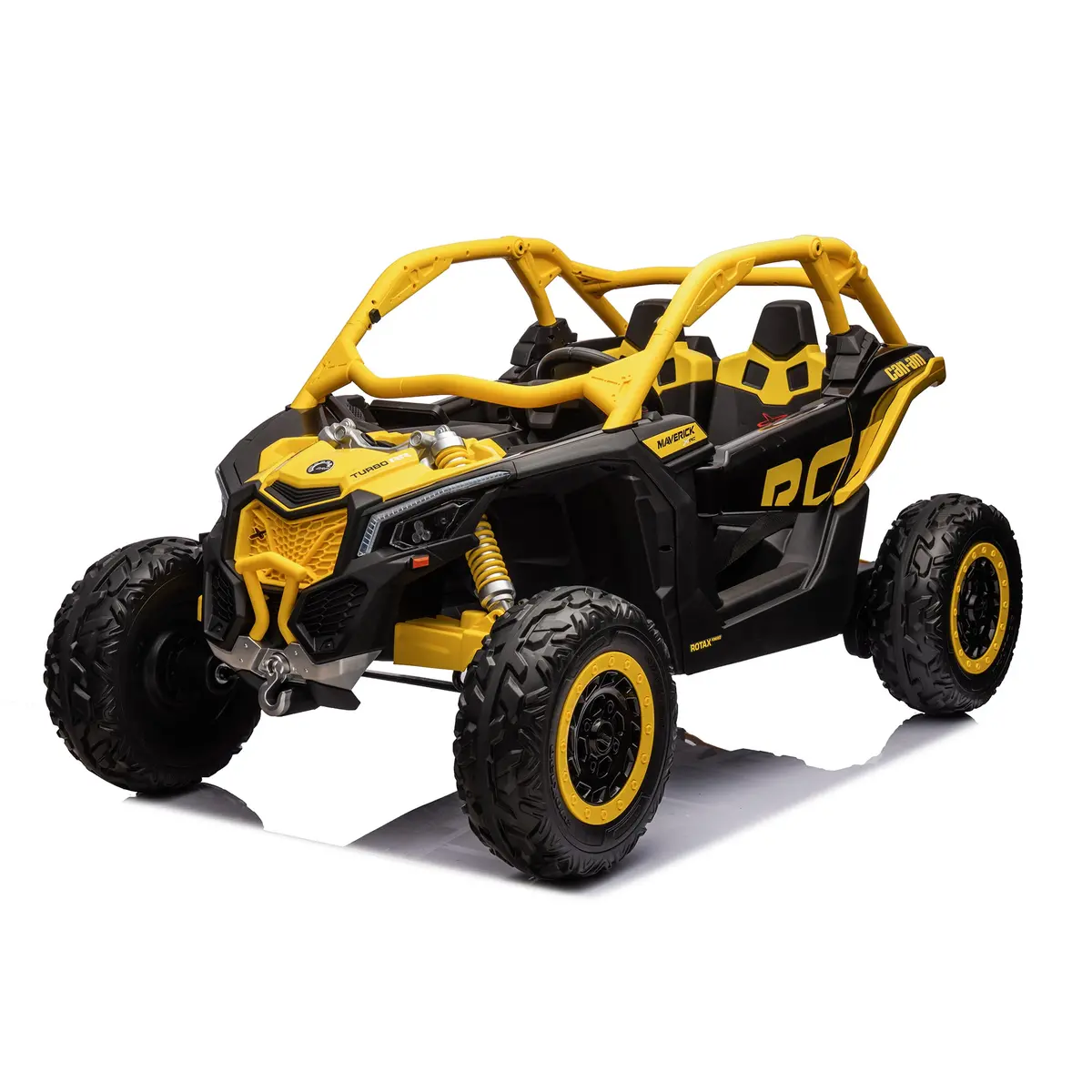 Officially Licensed Can-Am Maverick 24V 4Wd Kids Utv – 2 Seater Ride-On Buggy With Eva Tires 5