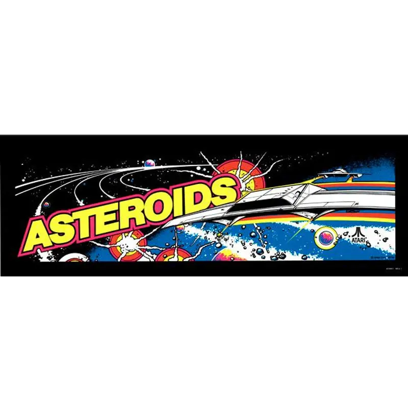 Asteroids Arcade Marquee 1