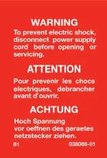 Atari Warning Sticker 1