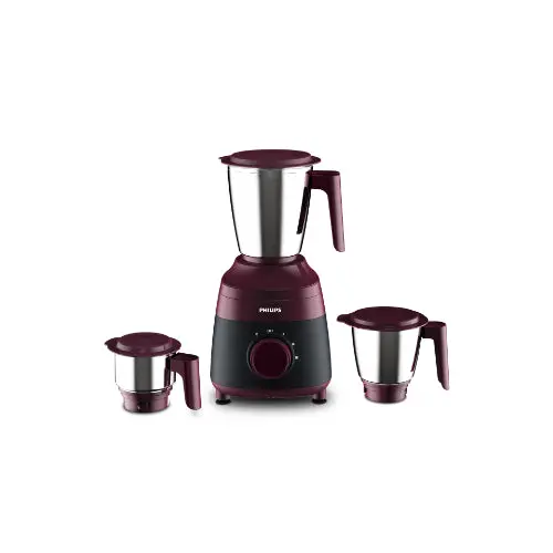 Philips 500W Red Mixer Grinder Mixer With 3 Jars - Hl1000/00 - Emp 1