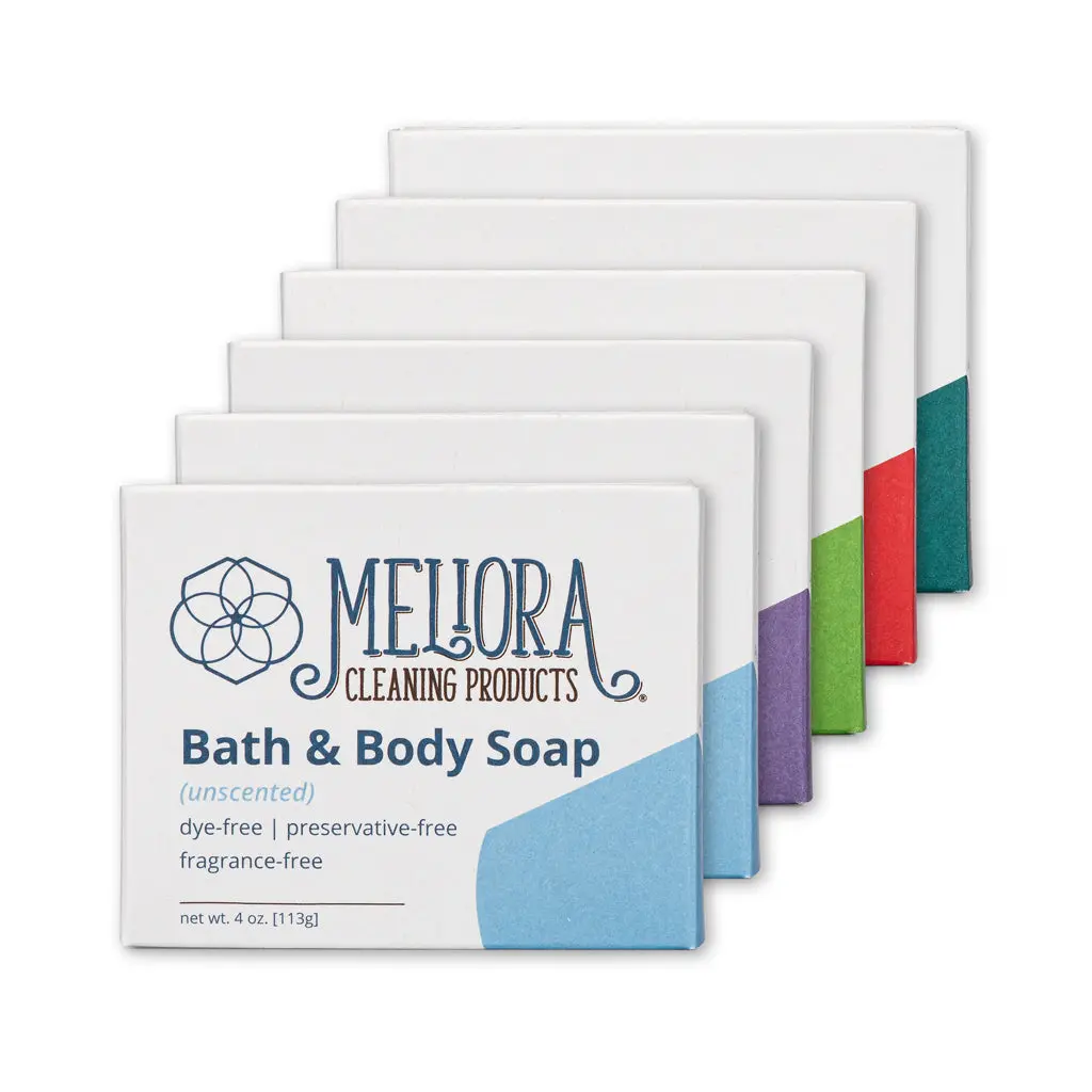 Meliora  Bath & Body Soap Bar - Variety 6-Pack Boxed 1