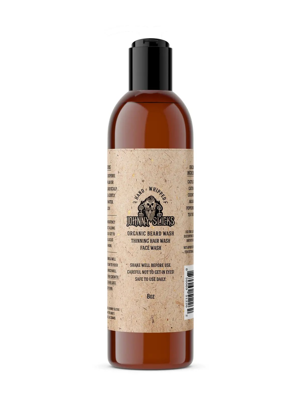 Johnny Slicks Organic Hand Whipped Beard Wash 1