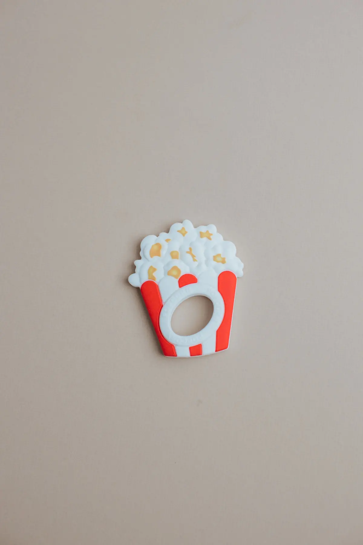 Three Hearts Popcorn Silicone Teether- Bpa Free 1
