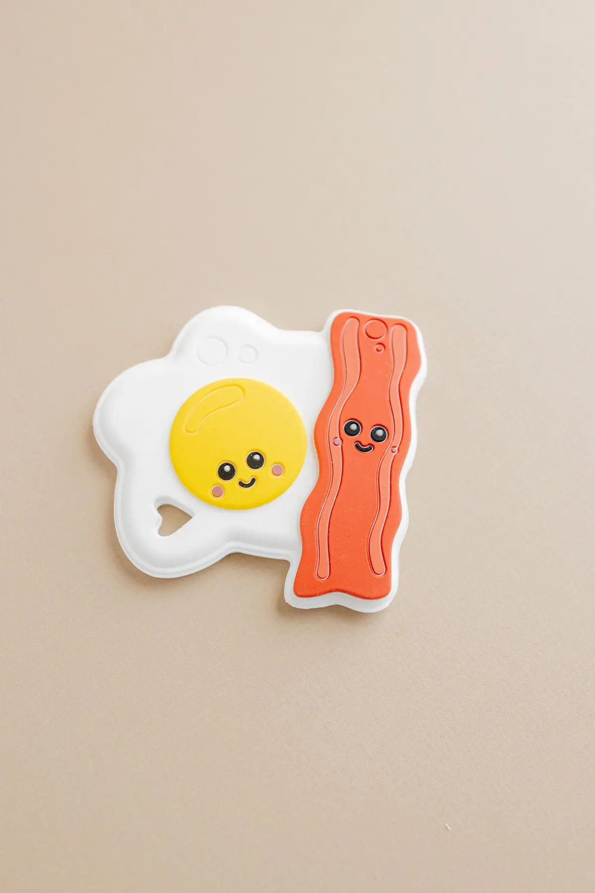 Three Hearts Eggs & Bacon Teether 1