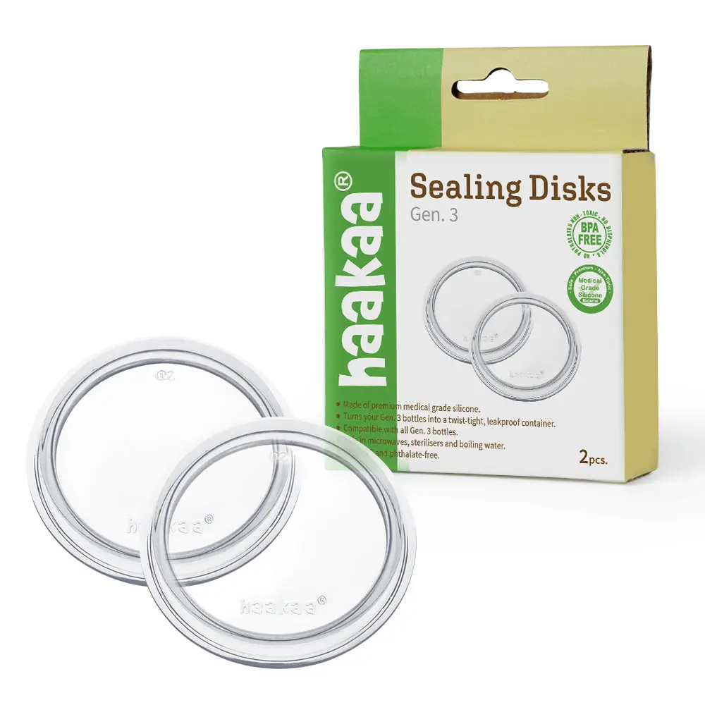 Haakaa Gen 3 Silicone Bottle Sealing Disc 2 Pk 1