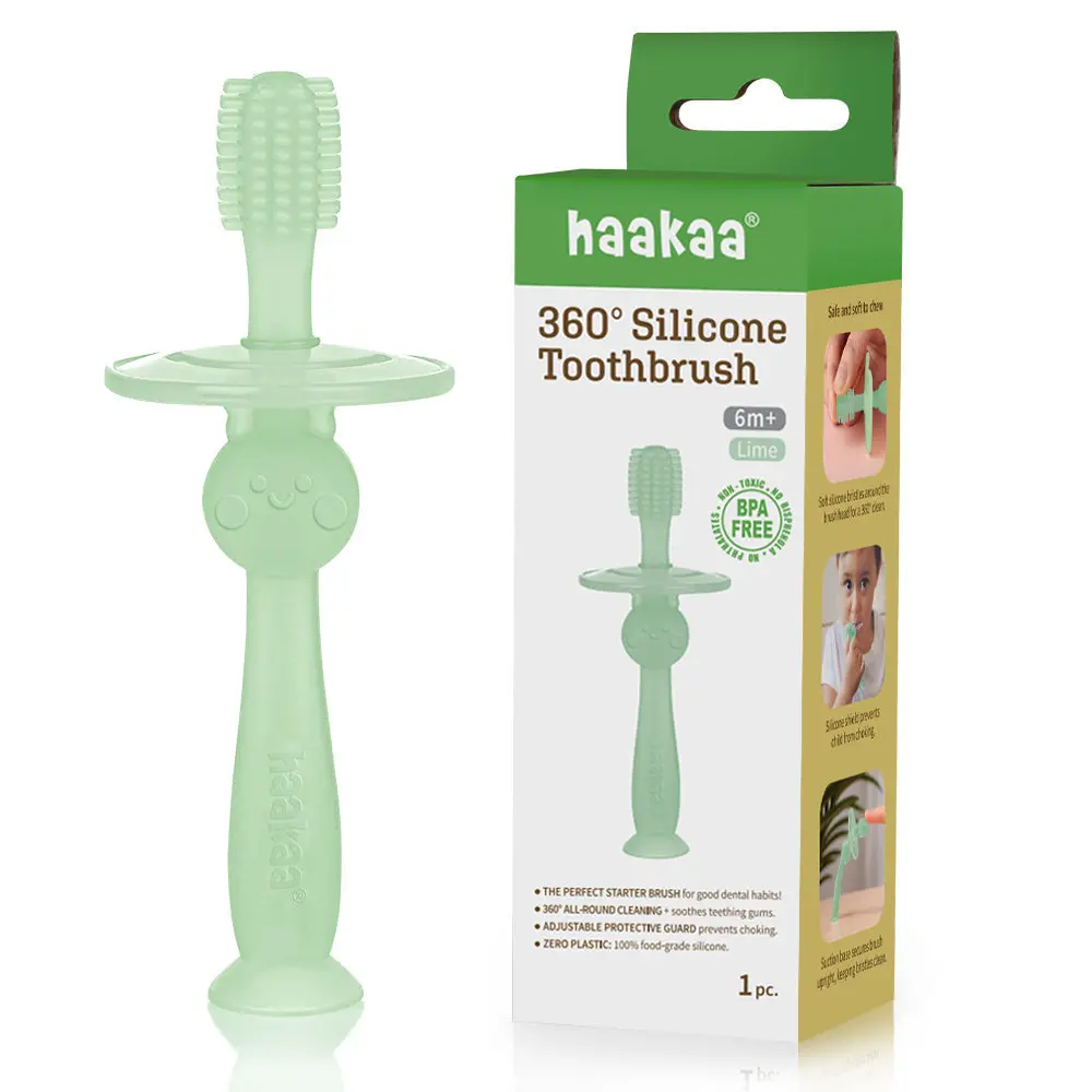 Haakaa 360° Silicone Toothbrush 1 Pk 7