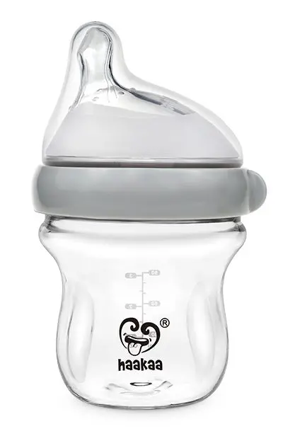 Haakaa Generation 3 Glass Baby Bottle 3 Oz/90 Ml, 1 Pk 1