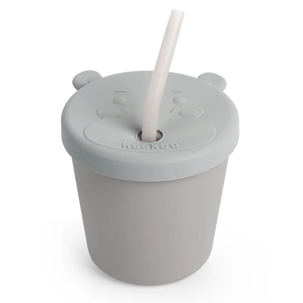 Haakaa Jolly Hippo Silicone Sippy Cup 1 Pk 4