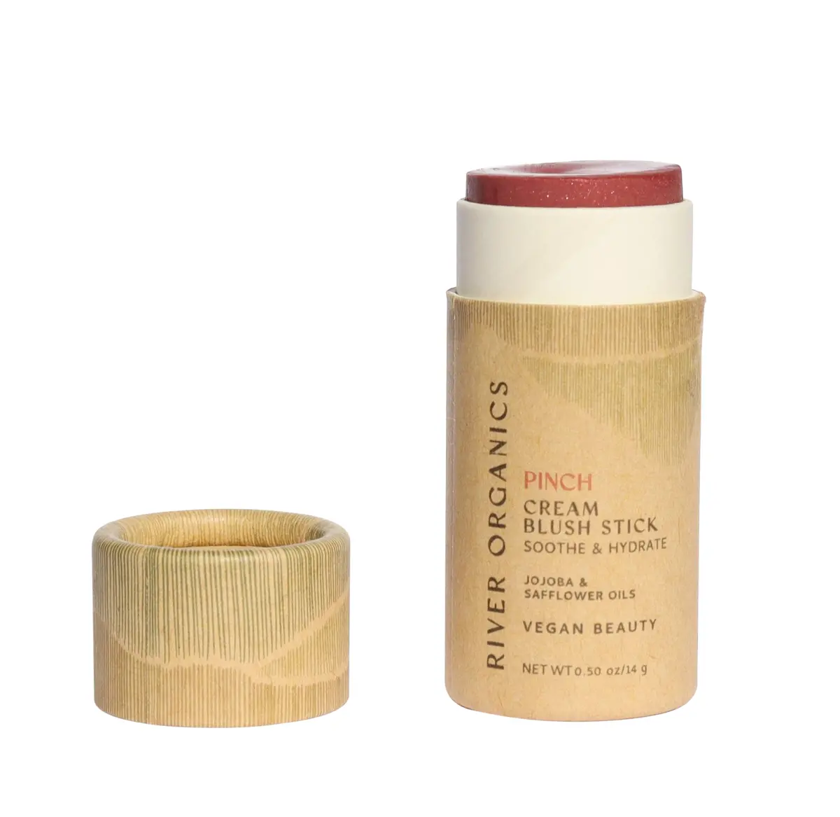 River Organics Creamy Vegan Blush Stick - Pinch 1