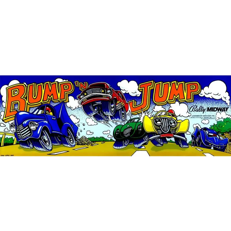 Bump N Jump Arcade Marquee 1