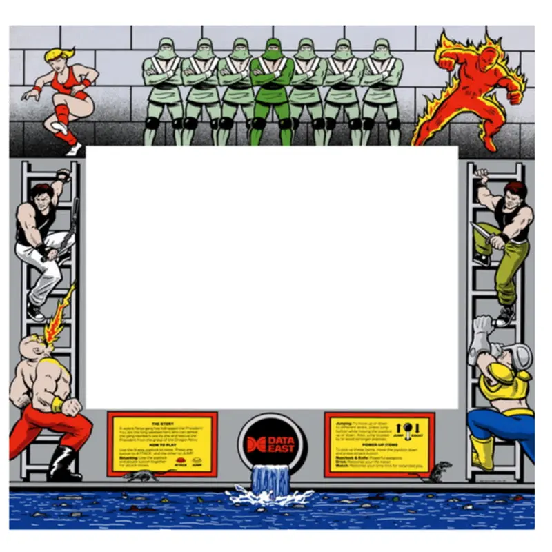 Bad Dudes Vs Dragon Ninja - Arcade Bezel 1
