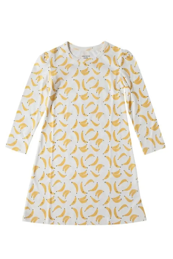 Dodo Banana Banana Print Organic Pima Cotton Dodo Dress 2